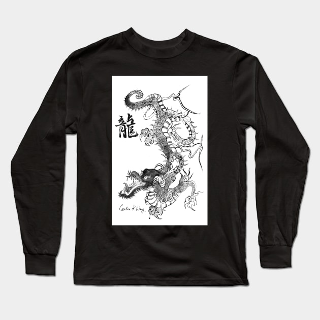 Zodiac - Dragon Long Sleeve T-Shirt by Cwang